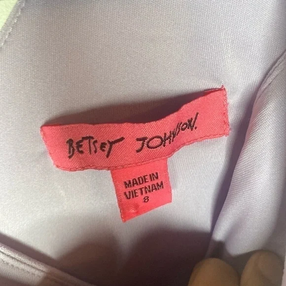 Betsy Johnson sleeveless criss-cross back dress - Picture 7 of 7